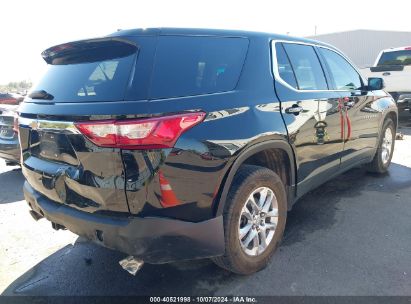 Lot #2987909394 2021 CHEVROLET TRAVERSE AWD LS