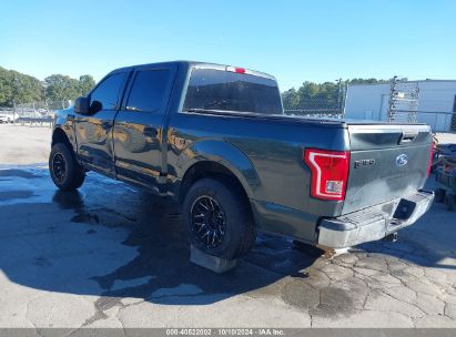 Lot #2996534092 2015 FORD F-150 XLT