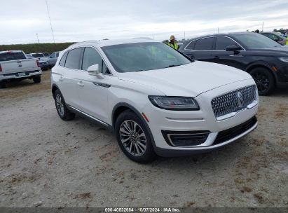 Lot #2992825588 2019 LINCOLN NAUTILUS SELECT