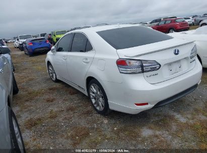 Lot #2992825573 2010 LEXUS HS 250H PREMIUM