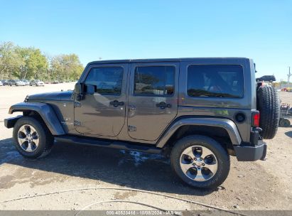 Lot #3056070880 2017 JEEP WRANGLER UNLIMITED SAHARA 4X4