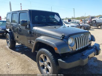 Lot #3056070880 2017 JEEP WRANGLER UNLIMITED SAHARA 4X4