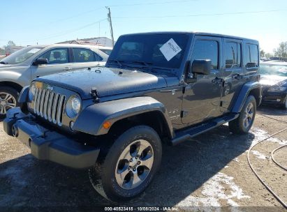 Lot #3056070880 2017 JEEP WRANGLER UNLIMITED SAHARA 4X4