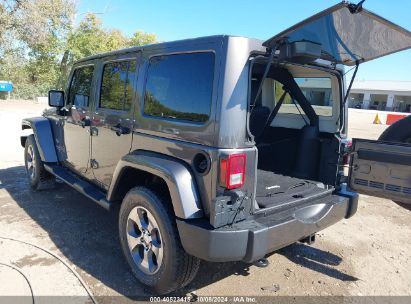 Lot #3056070880 2017 JEEP WRANGLER UNLIMITED SAHARA 4X4