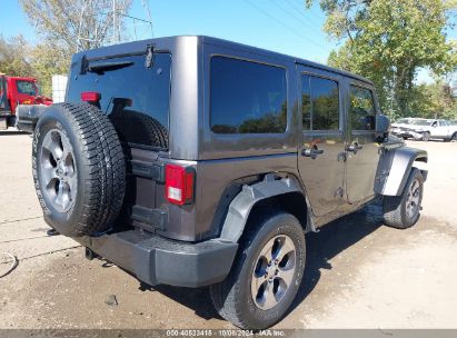 Lot #3056070880 2017 JEEP WRANGLER UNLIMITED SAHARA 4X4