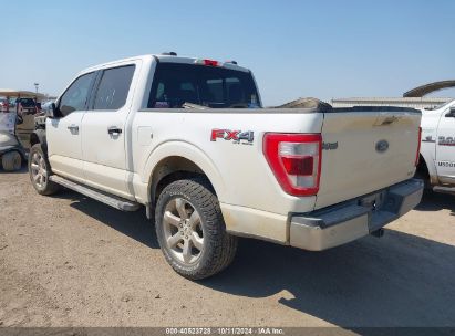 Lot #2992830133 2021 FORD F-150 LARIAT