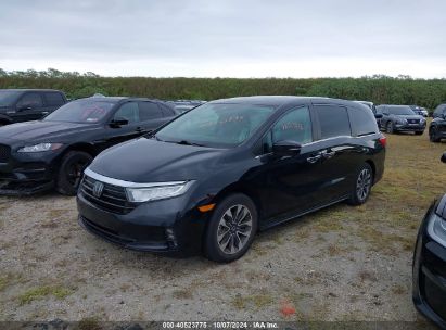 Lot #2992825561 2022 HONDA ODYSSEY EX-L