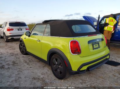 Lot #2992825537 2022 MINI CONVERTIBLE COOPER