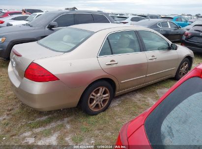 Lot #2991586673 2007 HONDA ACCORD 2.4 EX