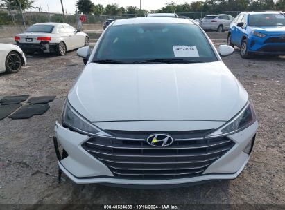 Lot #2996534071 2019 HYUNDAI ELANTRA SEL