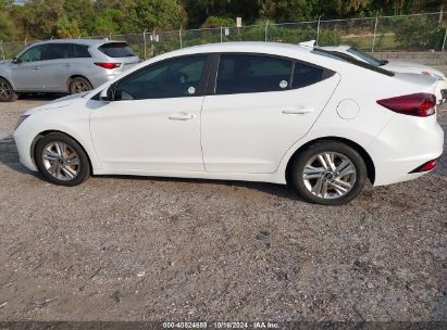 Lot #2996534071 2019 HYUNDAI ELANTRA SEL