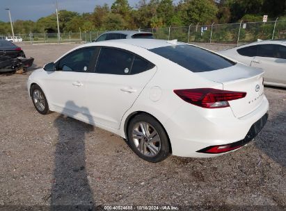 Lot #2996534071 2019 HYUNDAI ELANTRA SEL