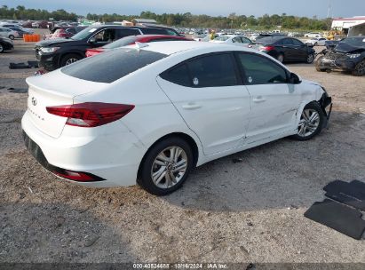 Lot #2996534071 2019 HYUNDAI ELANTRA SEL