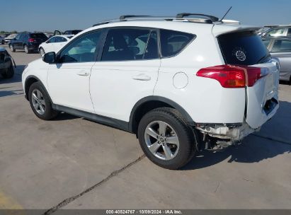 Lot #3010291012 2015 TOYOTA RAV4 XLE