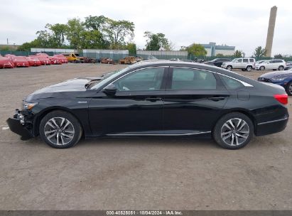 Lot #2992817880 2022 HONDA ACCORD HYBRID EX-L