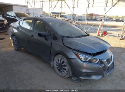 Lot #2992830115 2020 NISSAN VERSA S XTRONIC CVT