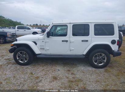 Lot #2992825748 2019 JEEP WRANGLER UNLIMITED SAHARA 4X4