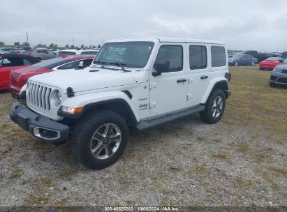 Lot #2992825748 2019 JEEP WRANGLER UNLIMITED SAHARA 4X4