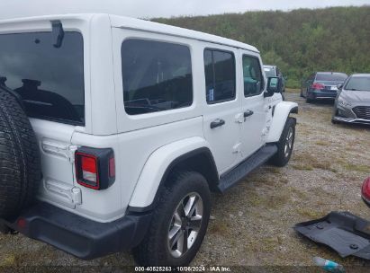 Lot #2992825748 2019 JEEP WRANGLER UNLIMITED SAHARA 4X4