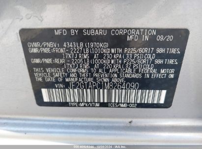 Lot #2996534060 2021 SUBARU CROSSTREK PREMIUM