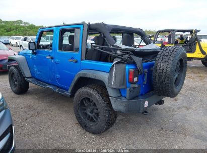 Lot #2992825735 2015 JEEP WRANGLER UNLIMITED SPORT