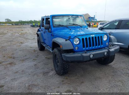 Lot #2992825735 2015 JEEP WRANGLER UNLIMITED SPORT