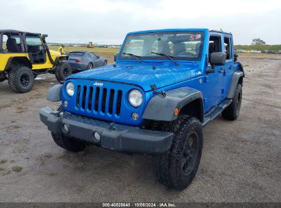 Lot #2992825735 2015 JEEP WRANGLER UNLIMITED SPORT