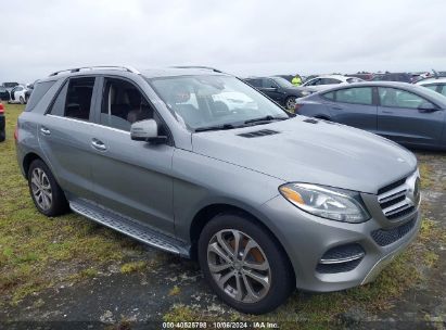 Lot #2996534058 2016 MERCEDES-BENZ GLE 350 4MATIC