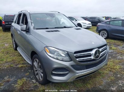 Lot #2996534058 2016 MERCEDES-BENZ GLE 350 4MATIC