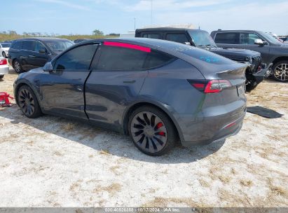 Lot #2992825673 2021 TESLA MODEL Y PERFORMANCE DUAL MOTOR ALL-WHEEL DRIVE