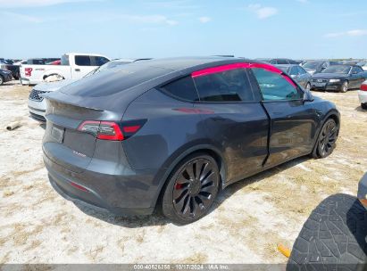 Lot #2992825673 2021 TESLA MODEL Y PERFORMANCE DUAL MOTOR ALL-WHEEL DRIVE