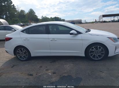 Lot #3035087006 2019 HYUNDAI ELANTRA LIMITED