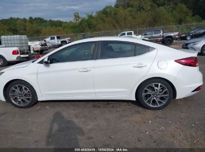 Lot #3035087006 2019 HYUNDAI ELANTRA LIMITED