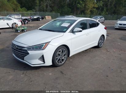 Lot #3035087006 2019 HYUNDAI ELANTRA LIMITED