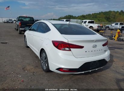 Lot #3035087006 2019 HYUNDAI ELANTRA LIMITED