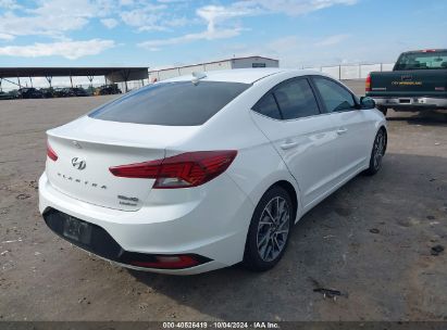 Lot #3035087006 2019 HYUNDAI ELANTRA LIMITED