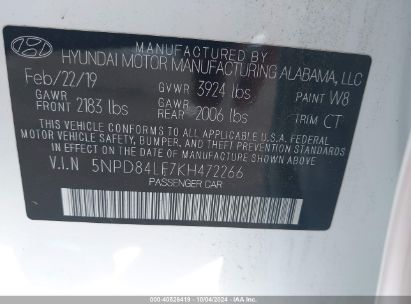 Lot #3035087006 2019 HYUNDAI ELANTRA LIMITED