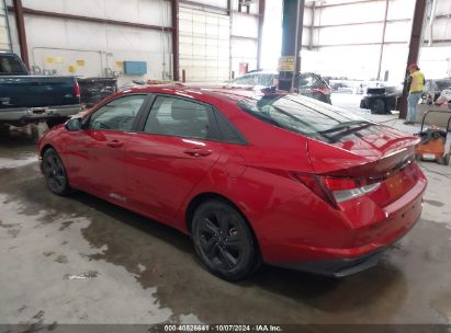 Lot #2992820254 2021 HYUNDAI ELANTRA SEL