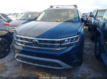 Lot #2995283933 2021 VOLKSWAGEN ATLAS 3.6L V6 SE W/TECHNOLOGY