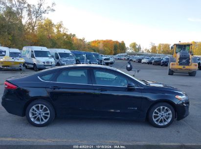 Lot #3052078289 2019 FORD FUSION HYBRID SE