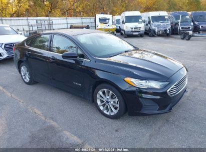 Lot #3052078289 2019 FORD FUSION HYBRID SE