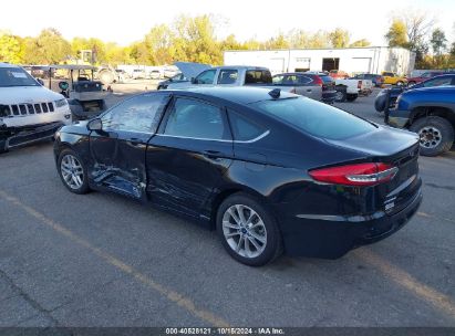 Lot #3052078289 2019 FORD FUSION HYBRID SE