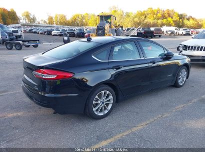 Lot #3052078289 2019 FORD FUSION HYBRID SE