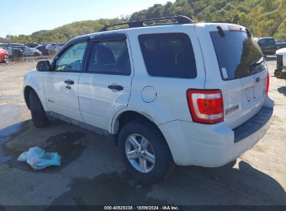 Lot #3035076874 2011 FORD ESCAPE HYBRID