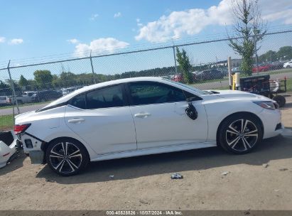 Lot #2995300216 2022 NISSAN SENTRA SR XTRONIC CVT