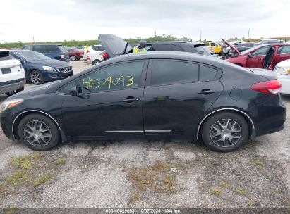 Lot #2992825676 2017 KIA FORTE LX