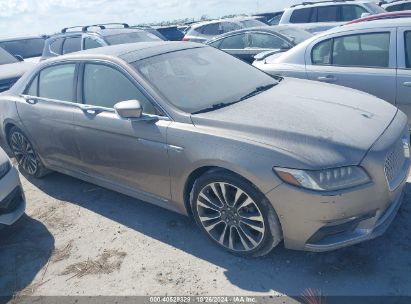 Lot #2995300129 2018 LINCOLN CONTINENTAL RESERVE