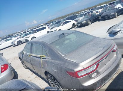 Lot #2995300129 2018 LINCOLN CONTINENTAL RESERVE