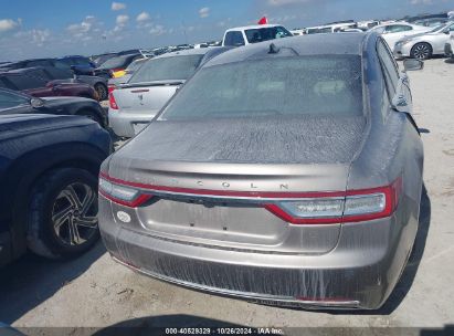 Lot #2995300129 2018 LINCOLN CONTINENTAL RESERVE