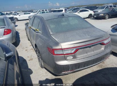 Lot #2995300129 2018 LINCOLN CONTINENTAL RESERVE